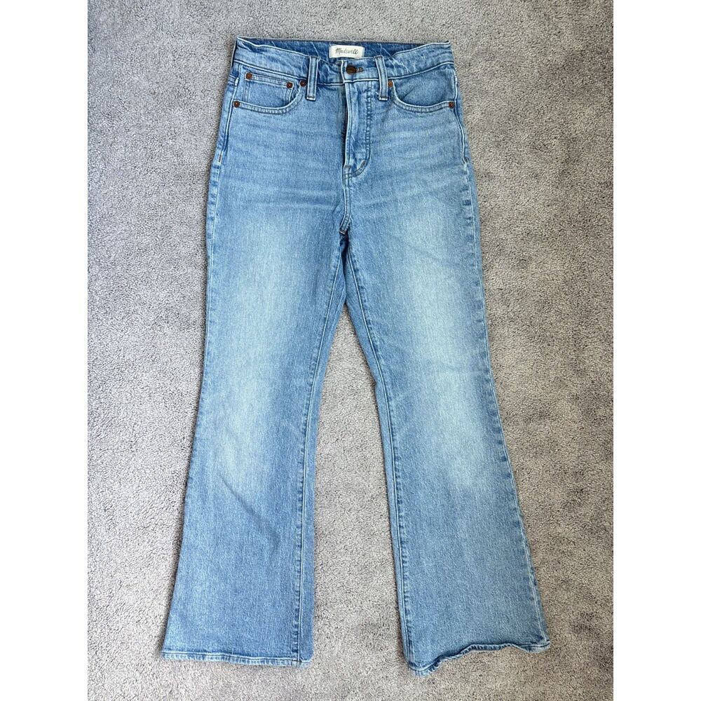 Madewell The Perfect Vintage Flare Jean  Light Wash Denim-Size 25